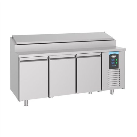 Saladette, 3 uși, 10x 1/3GN, Combi Steel