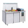 Saladette, 2 uși, 3 compartimente 1/1GN, SALADETTE 2 DOORS 3x 1/1GN CONTAINER, Combi Steel