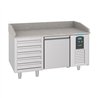 Mese de preparare pizza, 1 ușă, 5 sertare, PIZZA COUNTER 1 DOOR 5 DRAWERS, Combi Steel