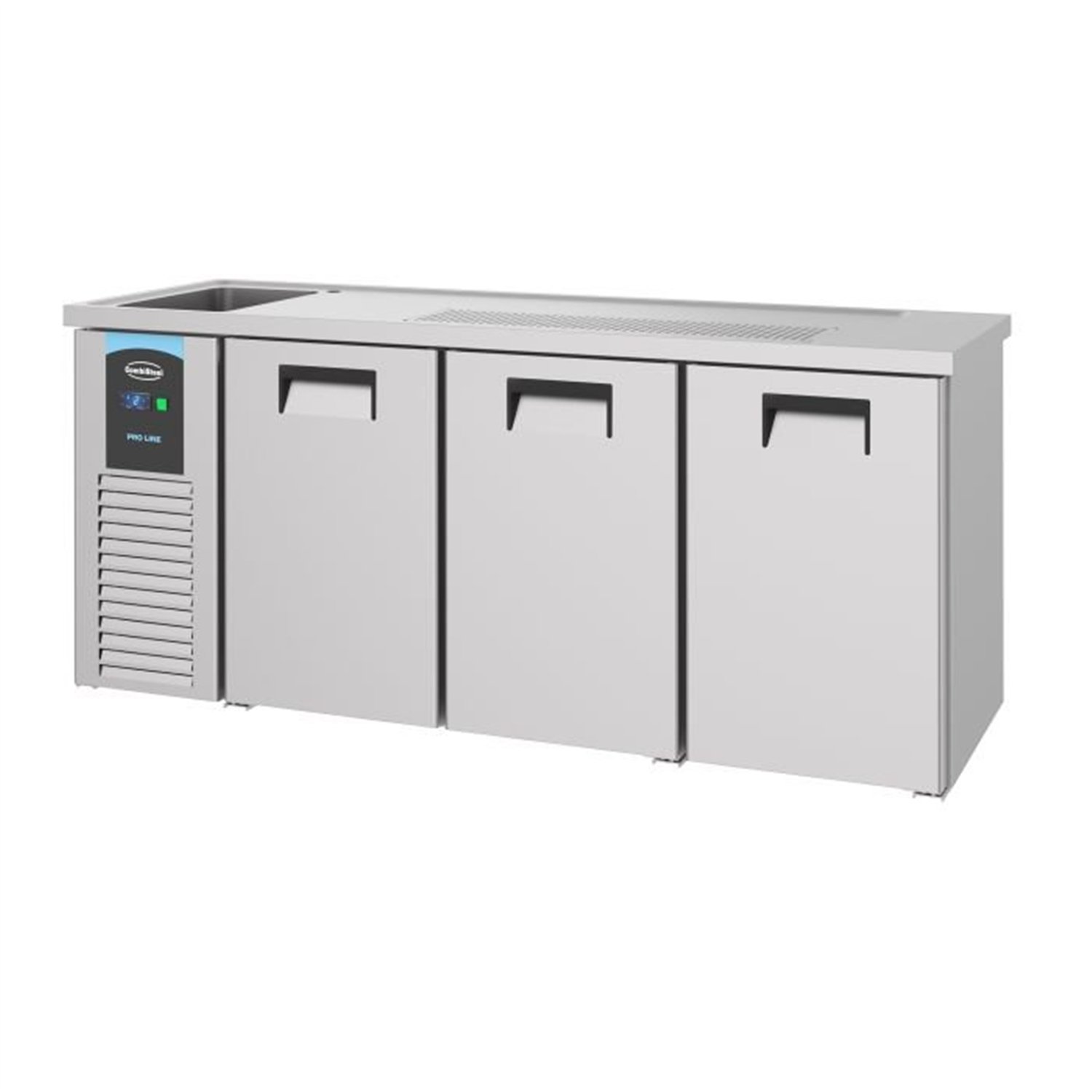 Răcitor bere, 3 uși, capacitate 1L, BEER COUNTER 3 DOORS 1L, Combi Steel