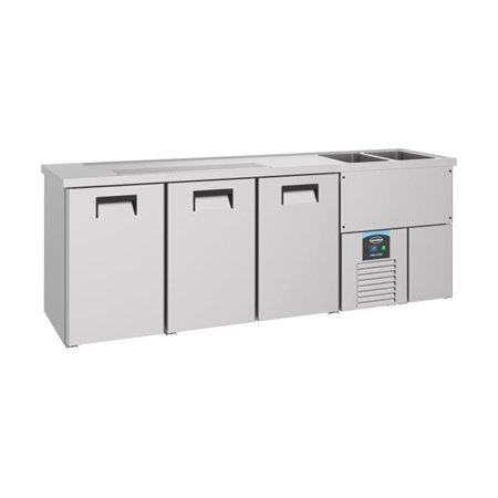 Răcitor bere, 3 uși, 2 rafturi, BEER COUNTER 3 DOORS 2R, Combi Steel