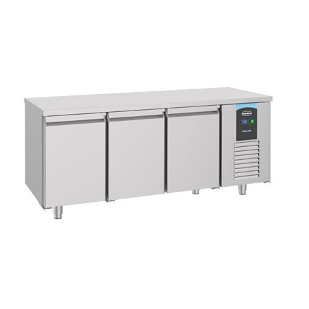 Masă frigorifică, 3 uși, eficiență energetică, 700 REFRIGERATED COUNTER 3 DOORS ENERGY LINE, Combi Steel