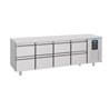 Masă refrigerată, 8 sertare, linie energetică, 700 REFRIGERATED COUNTER 8 DRAWERS ENERGY LINE, Combi Steel