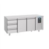Masă frigorifică, 2 uși, 3 sertare, 700 REFRIGERATED COUNTER 2 DOORS 3 DRAWERS ENERGY LINE, Combi Steel
