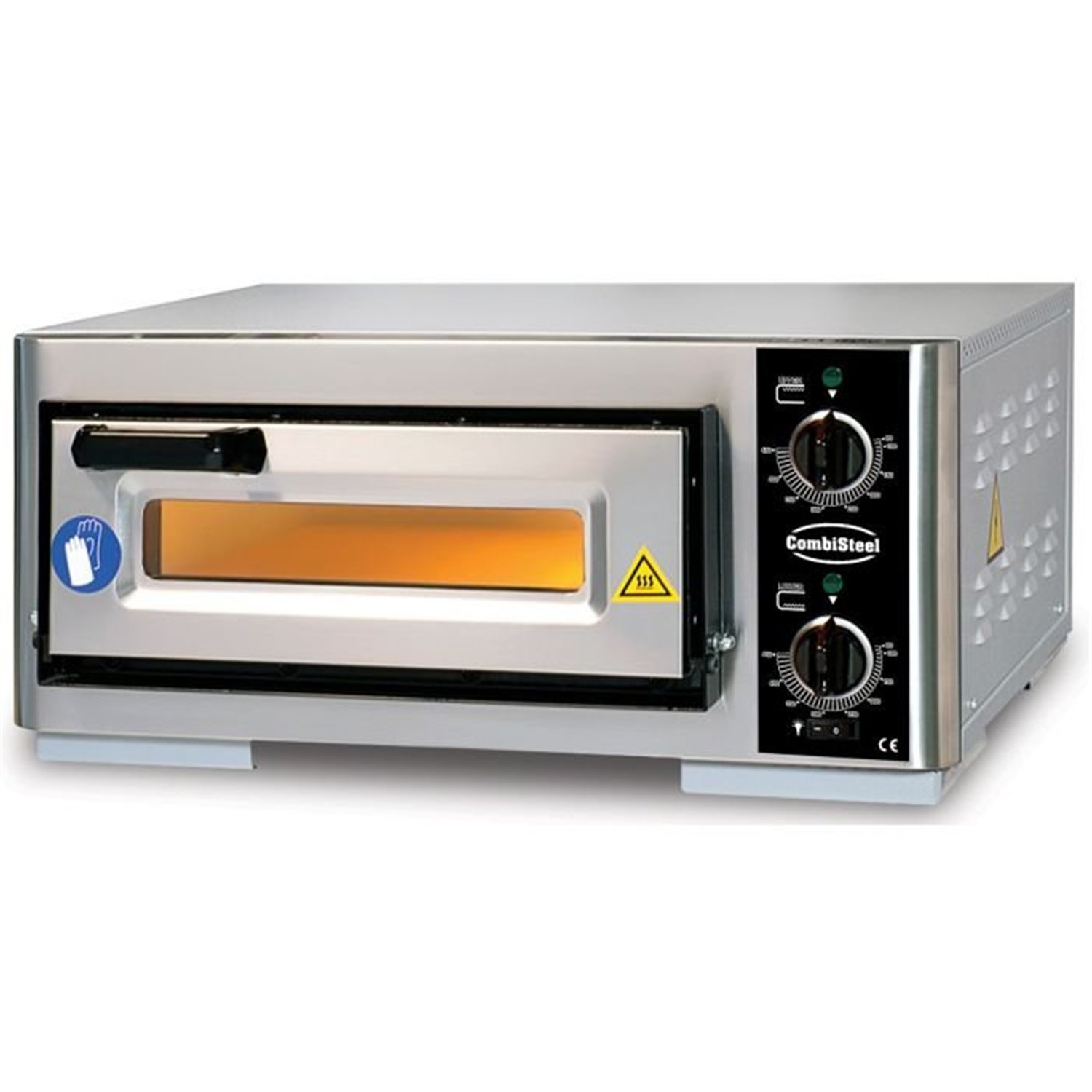 Cuptor pentru pizza, 1 compartiment, dimensiune 1 x 1, ELEC. PIZZA OVEN SINGLE 1 X 1, Combi Steel