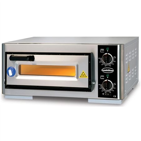 Cuptor pentru pizza, 1 compartiment, dimensiune 1 x 1, ELEC. PIZZA OVEN SINGLE 1 X 1, Combi Steel