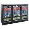 Răcitor backbar, 3 uși, design elegant, BACKBAR COOLER BLACK 3 DOORS, Combi Steel