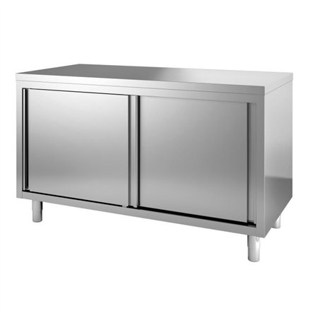 Masă de lucru cu uși glisante, 2000 mm, 600 WORKTABLE SLIDING DOORS 2000, Combi Steel