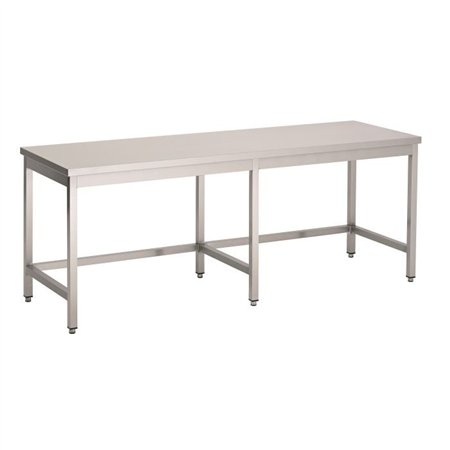 Masă de lucru, cadru deschis, 2800 mm, 800 WORKTABLE OPEN FRAME 2800, Combi Steel