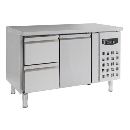 Masă frigorifică, 1 ușă și 2 sertare, 700 REFRIGERATED COUNTER 1 DOOR AND 2 DRAWERS, Combi Steel