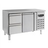 Masă frigorifică, 1 ușă și 2 sertare, 700 REFRIGERATED COUNTER 1 DOOR AND 2 DRAWERS, Combi Steel