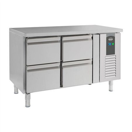 Masă frigorifică, 4 sertare, 700 REFRIGERATED COUNTER 4 DRAWERS, Combi Steel