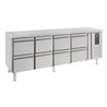 Masă refrigerată, 8 sertare, 700 REFRIGERATED COUNTER, Combi Steel