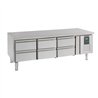 Masă refrigerată, 6 sertare, înălțime 650 mm, Combi Steel