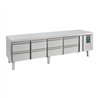 Masă refrigerată, 8 sertare, înălțime 650 mm, Combi Steel