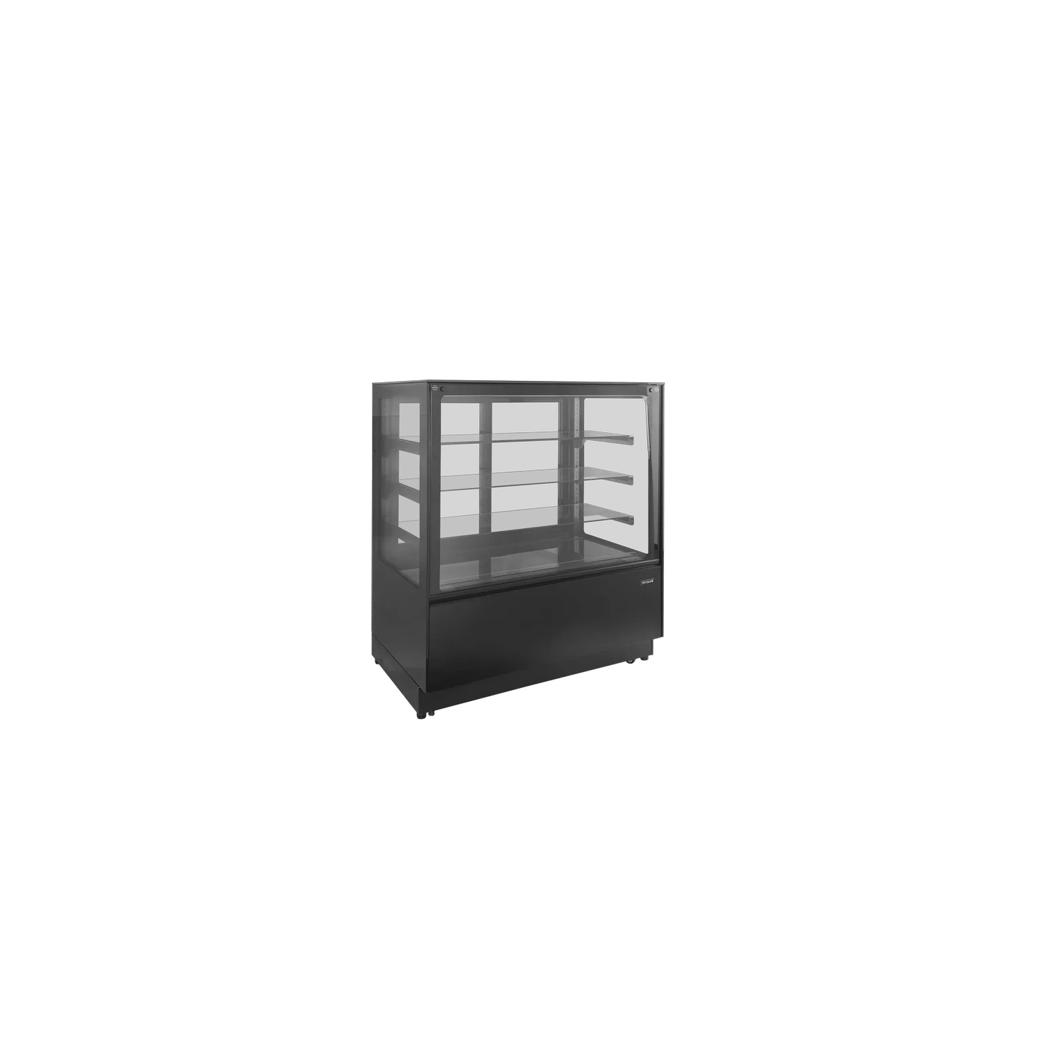 Vitrină frigorifică Tefcold PDA3-CTF120B-1, 2 UȘI STICLĂ, -1°/+5°C,  R290, NEGRU,  1200 x 750 x 1360 mm