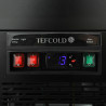 Vitrină frigorifică Tefcold PDA3-CTF120B-1, 2 UȘI STICLĂ, -1°/+5°C,  R290, NEGRU,  1200 x 750 x 1360 mm