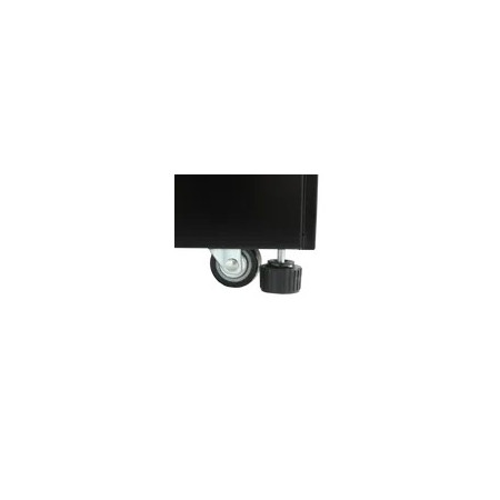 Vitrină frigorifică Tefcold PDA3-CTF120B-1, 2 UȘI STICLĂ, -1°/+5°C,  R290, NEGRU,  1200 x 750 x 1360 mm