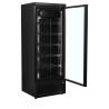 Congelator Tefcold F1DBB, 1 ușă sticlă, 560/390L, -18/-22°C, R290, Negru RAL9005