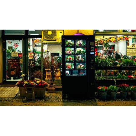 Vendomat frigorific automat pentru flori, 10-15 compartimente, DOORY FRESH 10-15, DF Italia