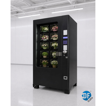 Vendomat frigorific automat pentru flori, 10-15 compartimente, DOORY FRESH 10-15, DF Italia