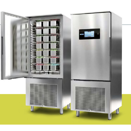 Răcitor rapid profesional pentru gelaterie, 21 recipiente de 5 litri, INFINITY‑X 15‑G START, AFINOX