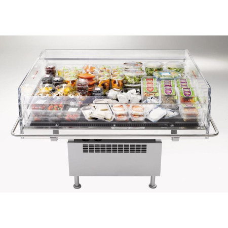 Vitrină frigorifică insulă REMOTE Giano 70 VC, 1250 mm