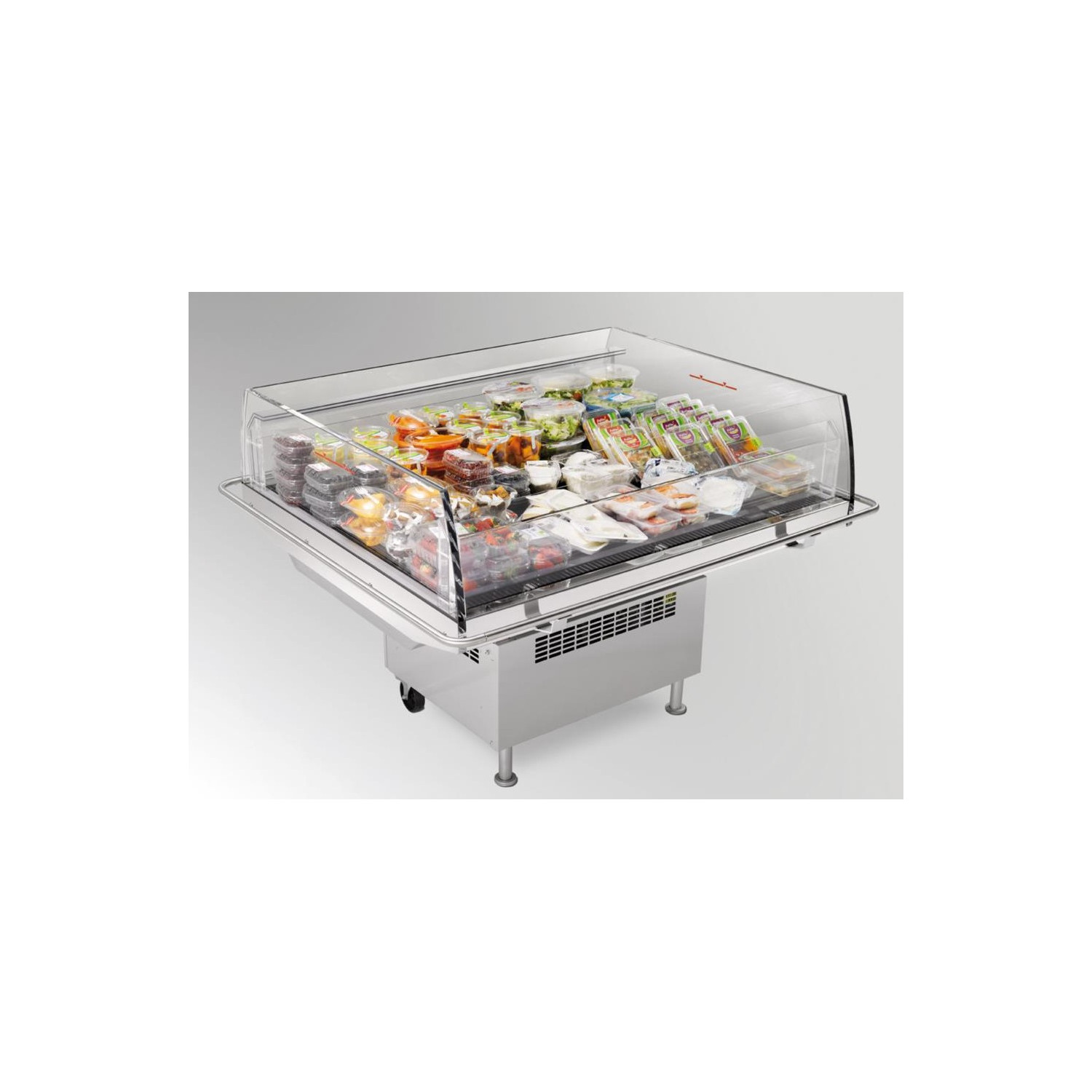 Vitrină frigorifică insulă REMOTE Giano 70 VC, 1250 mm