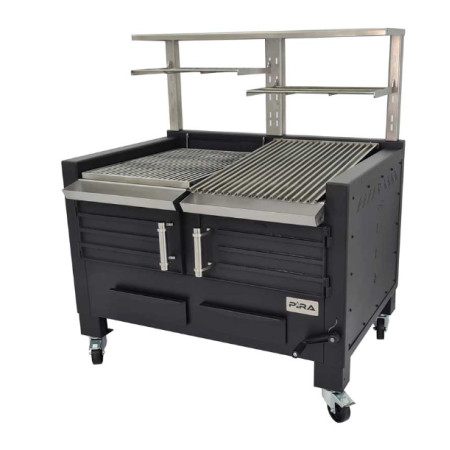 Grătar Pira BBQ M120, pe cărbune, 498x780 mm, 5.5 kW, 180–350°C, 68 kg/h, 366 kg