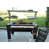 Grătar Pira BBQ Combi Lux 150, cărbune, 6 kW, 80 kg/h, plancha inclusă