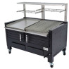 Grătar Pira BBQ M150, cărbune, 7 kW, 80 kg/h, 2 grătare, 930 mm