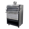 Cuptor Pira 120 D Lux, cărbune, 8 kW, 200 kg/h, 3 GN, 730 kg