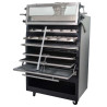 Cuptor Pira 90 D Silver, profesional, pe cărbune, 6 kW, 145 kg/h