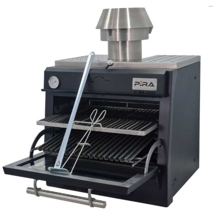 Cuptor Pira 70 Black AB, profesional, pe cărbune, 3 kW, 60 kg/h