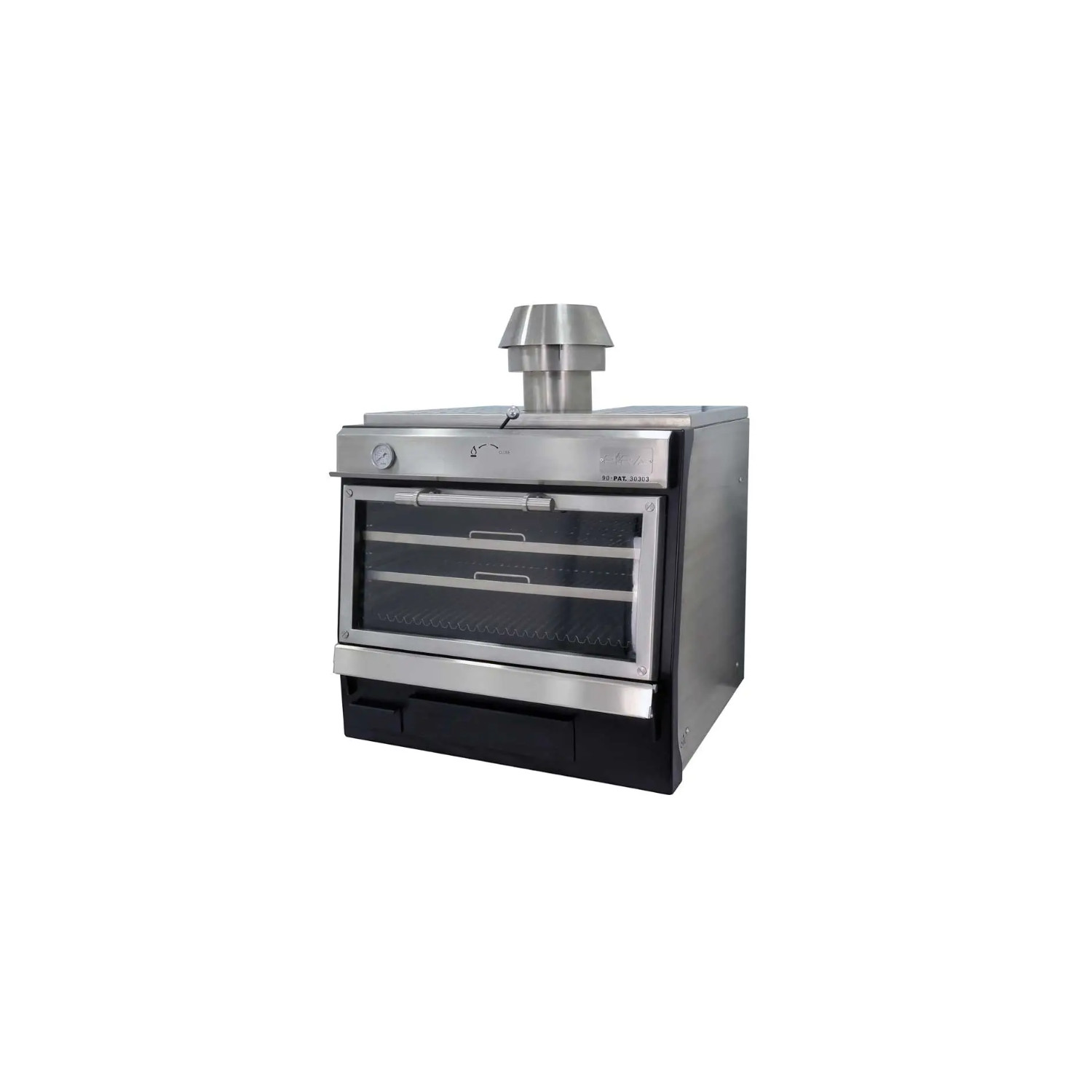 Cuptor Pira 90 Lux AB, profesional, 6 kW, 110 kg/h, 2 GN, cărbune