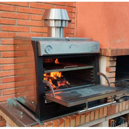 Cuptor Pira 70 Lux ED, 3 kW, 60 kg/h, 1 GN, autonomie 9h, cărbune