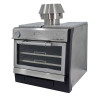 Cuptor Pira 70 XL Lux, 3,5 kW, 65 kg/h, GN 1/1 + GN 2/4, cărbune