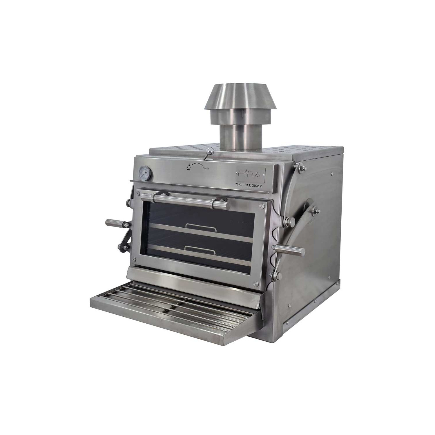 Cuptor Pira 70 XL Silver ED, 3,5 kW, 65 kg/h, compact și panoramic
