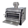 Grătar cuptor Pira 80 Lux ED, 4,5 kW, 75 kg/h, panoramic, cărbune, 800x665x840 mm