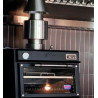 Cuptor Pira 80 XXL Silver ED, 4,5 kW, 90 kg/h, panoramic, cărbune, 800x730x865 mm