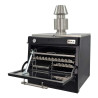 Cuptor Pira 90 Black AB, 6 kW, 110 kg/h, 770x735x850 mm, cărbune