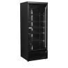Vitrină frigorifică Tefcold C1DBB, 1 ușă sticlă, 614/459L, -1/+10°C, R290, Negru RAL9005, 750x710x2003 mm