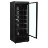 Vitrină frigorifică Tefcold C1DBB, 1 ușă sticlă, 614/459L, -1/+10°C, R290, Negru RAL9005, 750x710x2003 mm