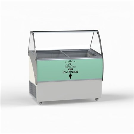 Congelator comercial, 36 litri, ușă vitrină, ELEGANTE 36, Crystal